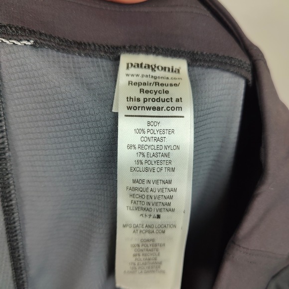 Patagonia Wind Shield Pants Womens Medium Black Performance Gorpcore Outdoors - Picture 9 of 11